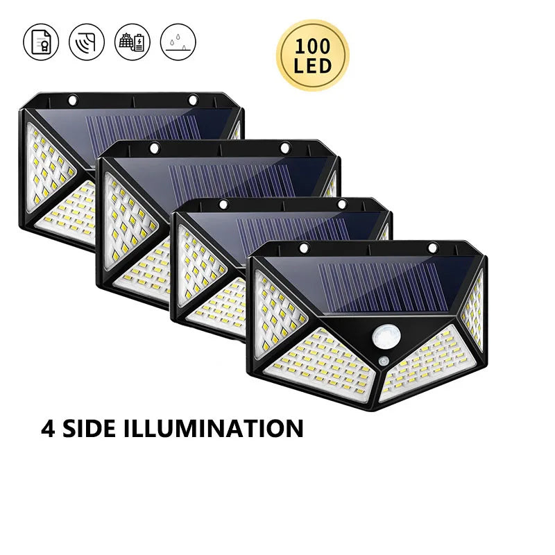 Outdoor Motion Sensor Solar Powered Lights