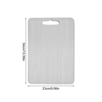 Titanium Cutting Board Lightweight Durable Kitchen Board Chopping Block Easy to Clean for Home Outdoor Camping Picnic